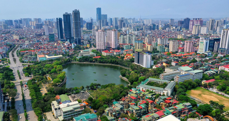 Phát triển đô thị gắn liền phát triển kinh tế Thủ đô. Ảnh Lê Việt