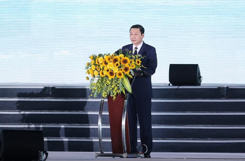&Ocirc;ng Đỗ Minh Tuấn, Chủ tịch UBND tỉnh Thanh H&oacute;a ph&aacute;t biểu tại sự kiện