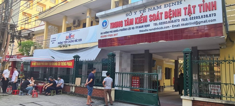 Trụ sở CDC Nam Định tr&ecirc;n đường Ph&ugrave; Nghĩa, phường Lộc Hạ, TP Nam Định.