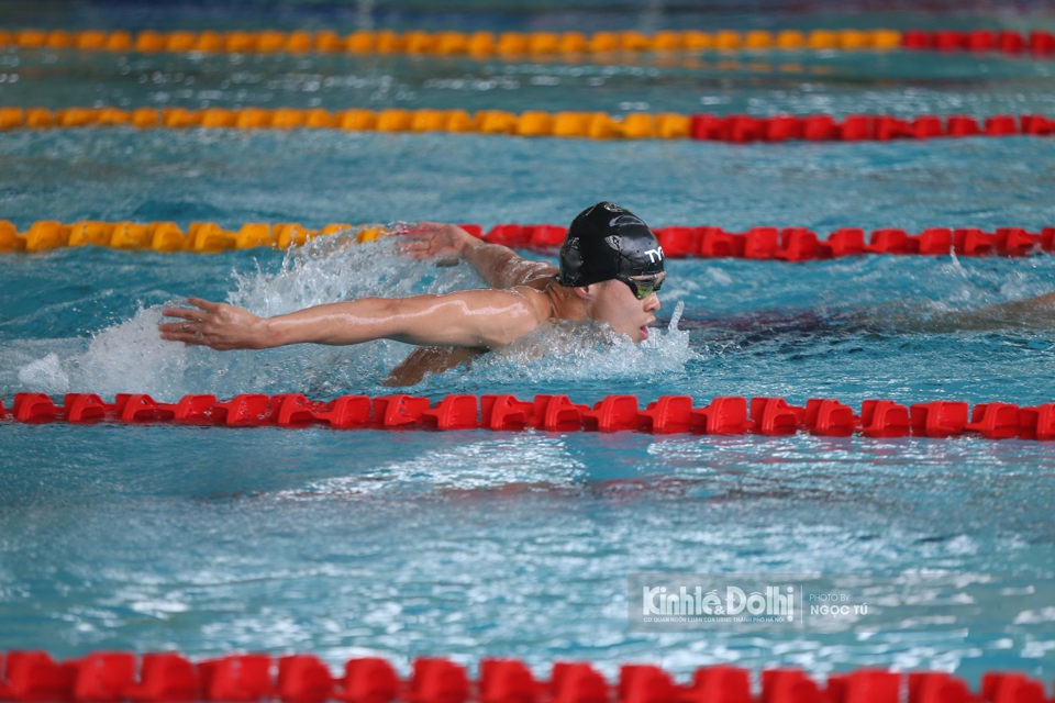 "Đường đua xanh" nhộn nhịp,các kình ngư bơi Việt Nam sẵn sàng cho SEA Games 31 - Ảnh 1