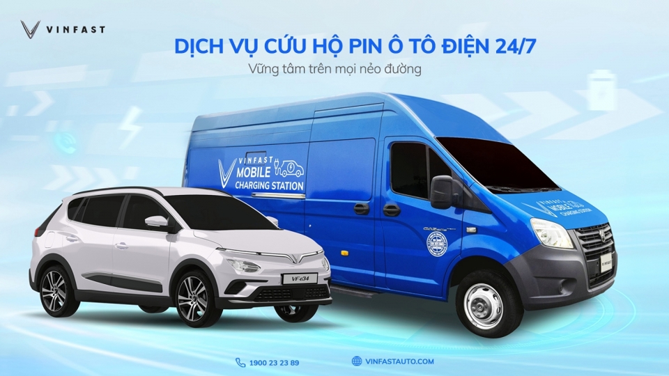 Vinfast triển khai dịch vụ cứu hộ pin ô tô điện 24/7 - Ảnh 1