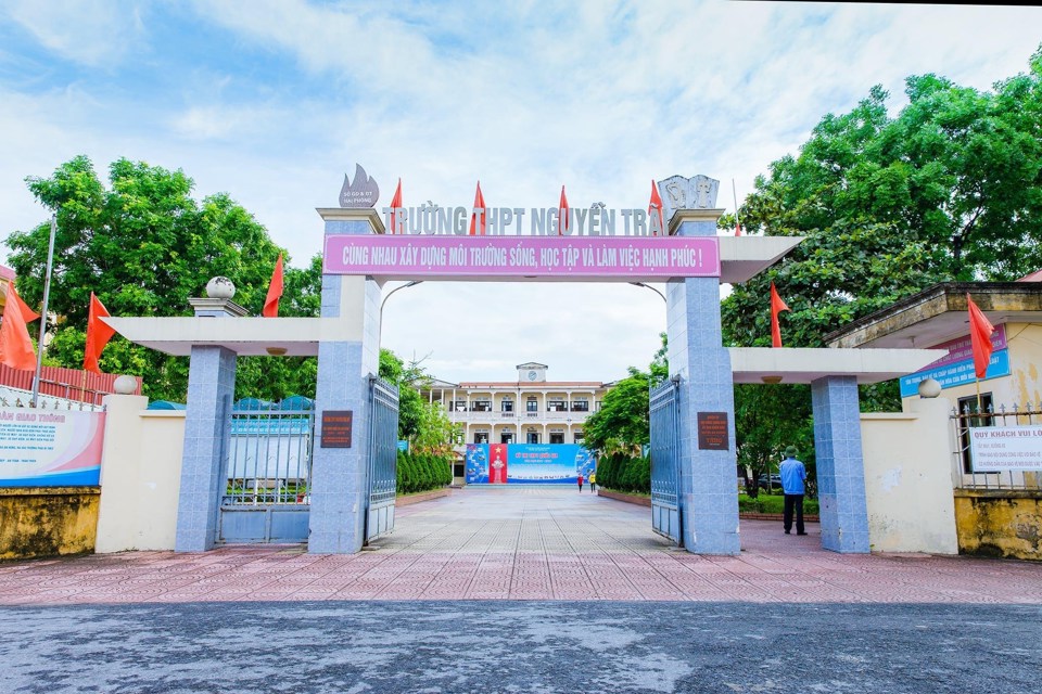 Trường THPT Nguyễn Tr&atilde;i.&nbsp;