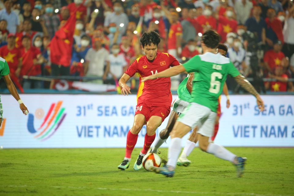 [Ảnh] Màn ra quân tưng bừng của U23 Việt Nam   - Ảnh 3