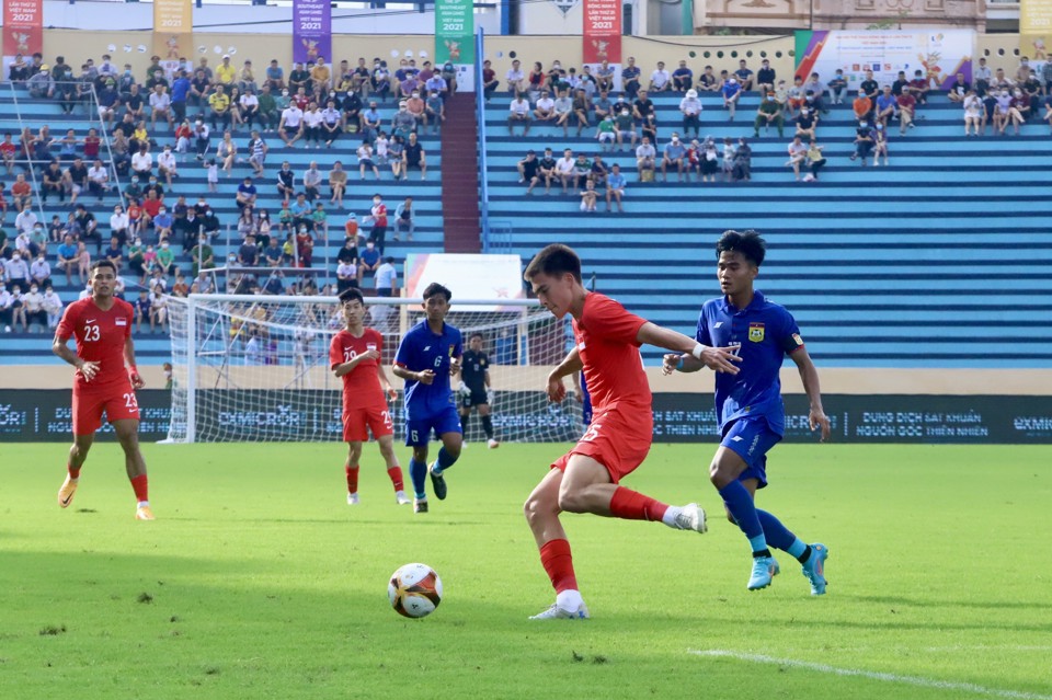 U23 Lào đánh rơi chiến thắng vào phút bù giờ - Ảnh 3