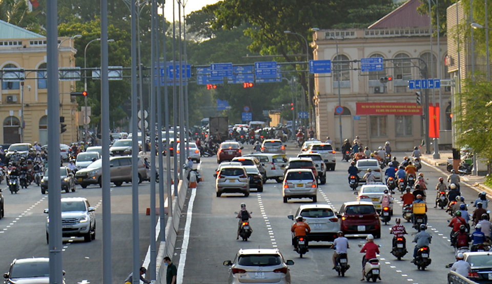 Hướng từ cầu Thủ Thi&ecirc;m 2 đi Đinh Ti&ecirc;n Ho&agrave;ng, quận 1, TP Hồ Ch&iacute; Minh. (Ảnh minh họa).