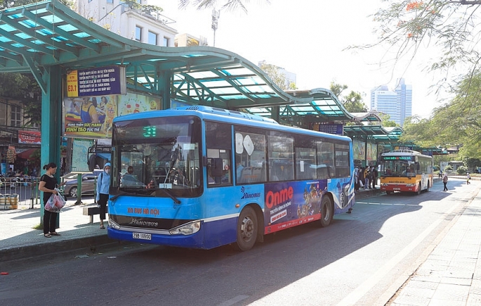 Hà Nội tăng cường 129 xe buýt trong thời gian diễn ra SEA Games 31 - Ảnh 1