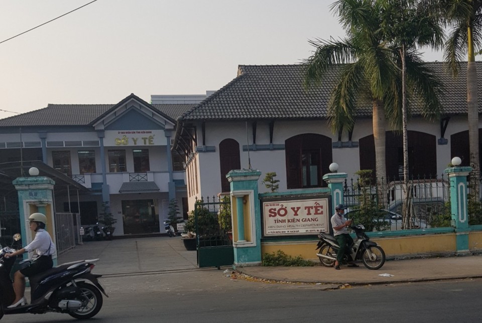 Trụ sở của Sở Y tế tỉnh Ki&ecirc;n Giang.