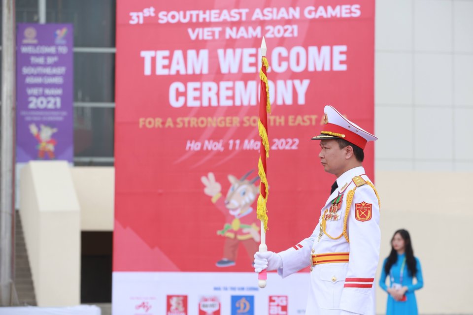 Lễ thượng cờ các Đoàn thể thao dự SEA Games 31  - Ảnh 3