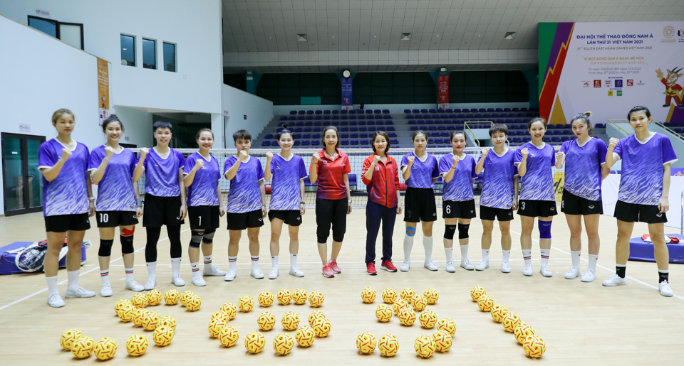 VĐV ch&uacute;ng t&ocirc;i đ&atilde; sẵn s&agrave;ng thi đấu tại SEA Games 31. Ảnh TQ.