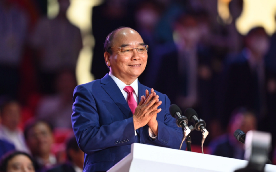 Chủ tịch nước Nguyễn Xu&acirc;n Ph&uacute;c tuy&ecirc;n bố khai mạc SEA Games lần thứ 31 tại Việt Nam.