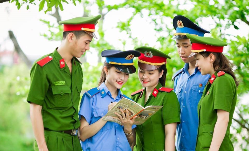 Sinh viên Học viện Cảnh sát Nhân dân (Ảnh minh họa)