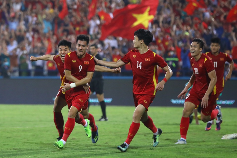 U23 Việt Nam chính thức ghi tên vào trận chung kết SEA Games 31 - Ảnh 10