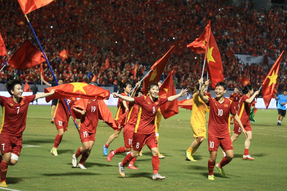 90 phút không thể rời mắt để giành HCV của tuyển bóng đá nữ Việt Nam - Ảnh 12