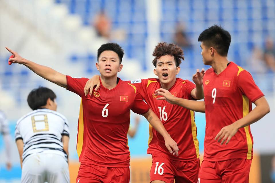 U23 Việt Nam c&oacute; 2 điểm sau 2 trận đấu tại VCK U23 ch&acirc;u &Aacute; 2022. Ảnh: L&acirc;m Thoả.
