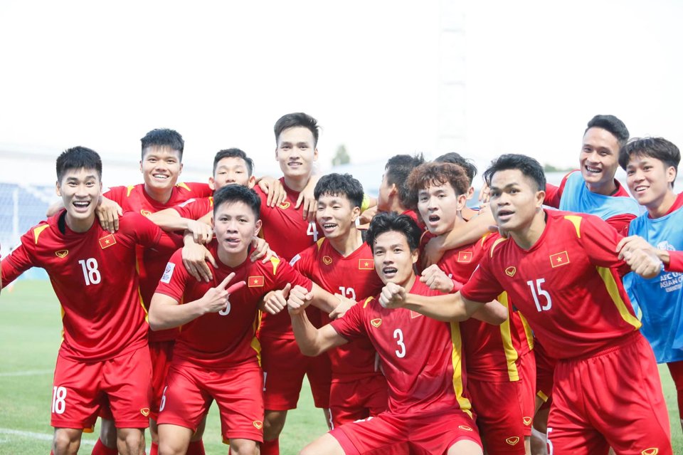 U23 Việt Nam cầm ho&agrave; U23 H&agrave;n Quốc với tỷ số 1-1. Ảnh: L&acirc;m Thoả.