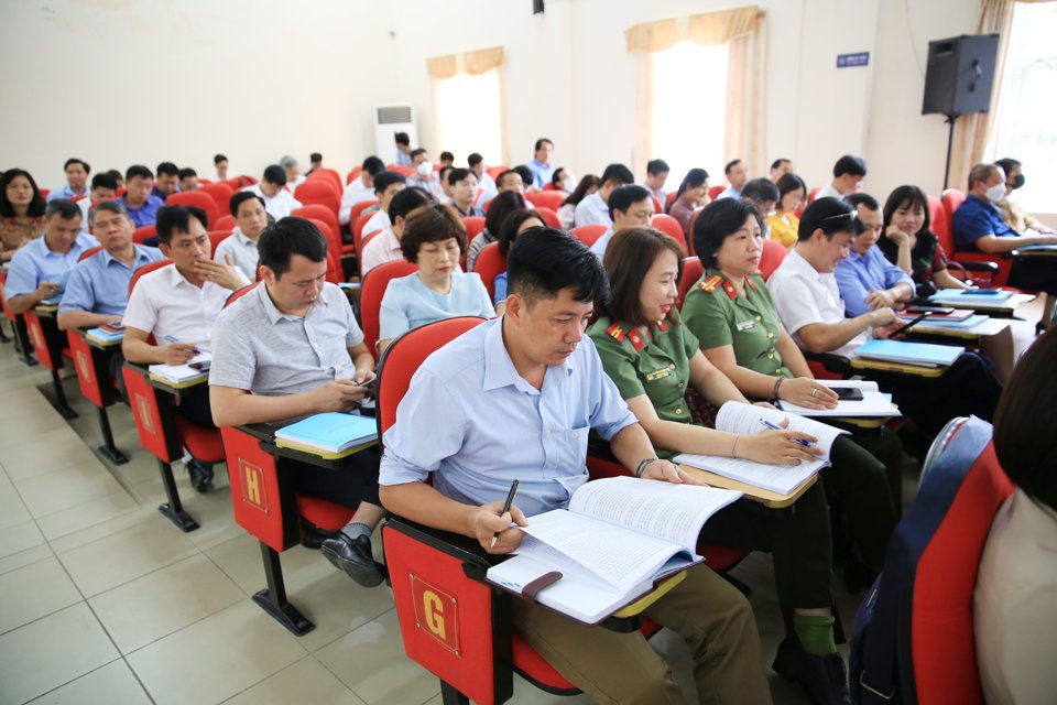 C&aacute;c học vi&ecirc;n tham dự lớp bồi dưỡng.