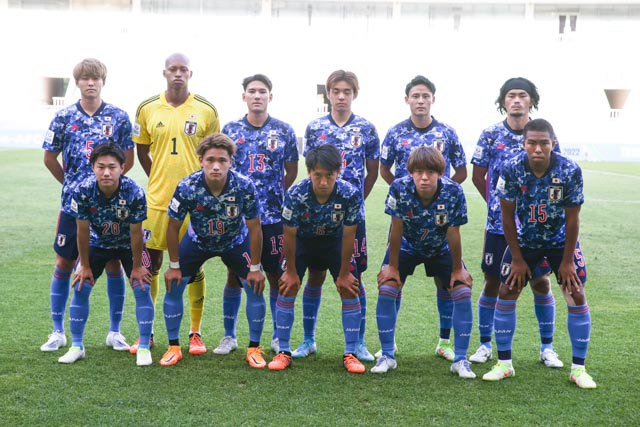 U23 Nhật Bản gặp kh&oacute; khi đối đầu với U23 H&agrave;n Quốc. Ảnh: AFC.