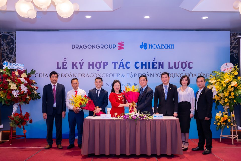 Tập đoàn Xây dựng Hòa Bình và Tập đoàn DragonGroup kí kết hợp tác chiến lược  - Ảnh 4