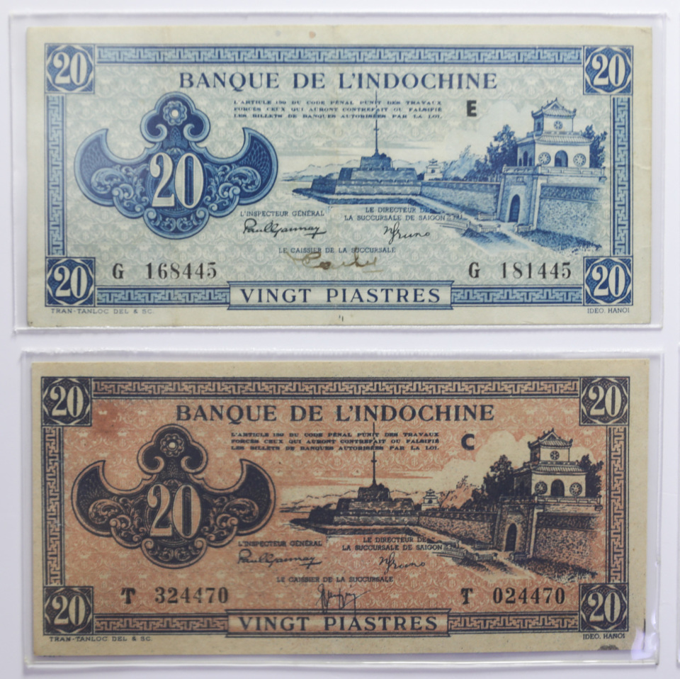 Đồng Đông Dương từng là đơn vị tiền tệ chính thức được sản xuất và lưu hành tại Bán đảo Đông Dương. Ảnh tư liệu