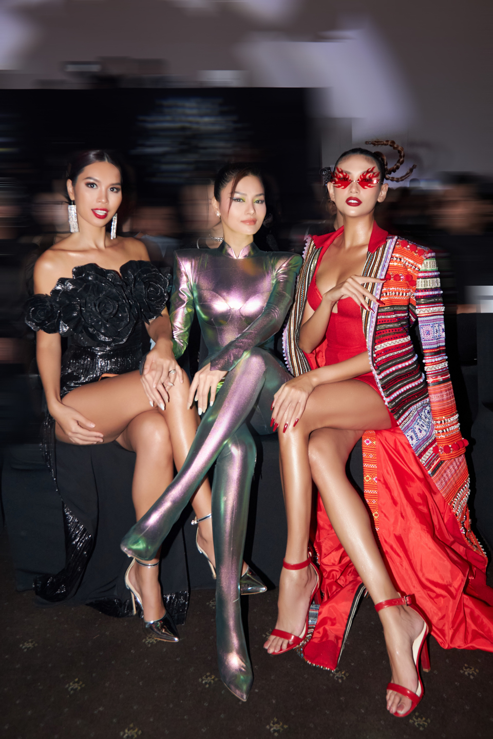 Thảm đỏ Hoa hậu Hoàn vũ Việt Nam 2022, mỹ nhân đọ sắc "đầy quyền lực" - Ảnh 6