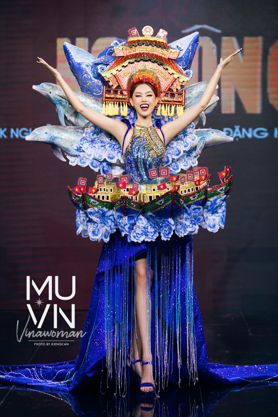 Mãn nhãn với trang phục dân tộc của Hoa hậu Hoàn vũ Việt Nam 2022 - Ảnh 26