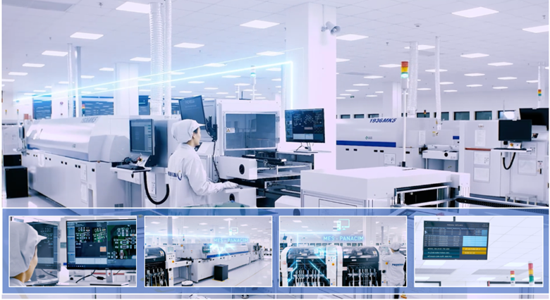 Hệ thống sản xuất th&ocirc;ng minh MES &ndash; Panacim tại Nh&agrave; m&aacute;y Phenikaa Electronics