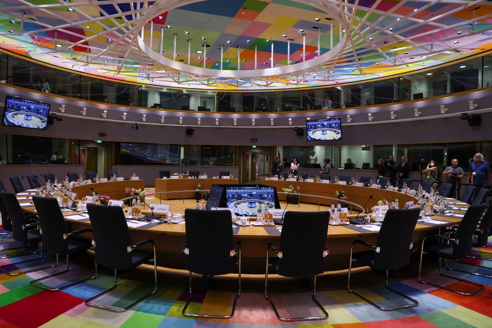 C&aacute;c nh&agrave; l&atilde;nh đạo EU họp thượng đỉnh tại Brussels, Bỉ&nbsp; từ ng&agrave;y 23/24/6./022. Ảnh: Reuters