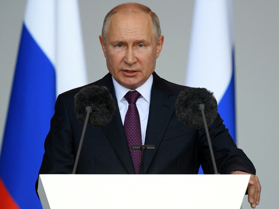 Tổng thống Putin h&ocirc;m 24/6 n&oacute;i rằng thị trường lương thực to&agrave;n cầu đang mất c&acirc;n bằng một c&aacute;ch nghi&ecirc;m trọng. Ảnh: Tass