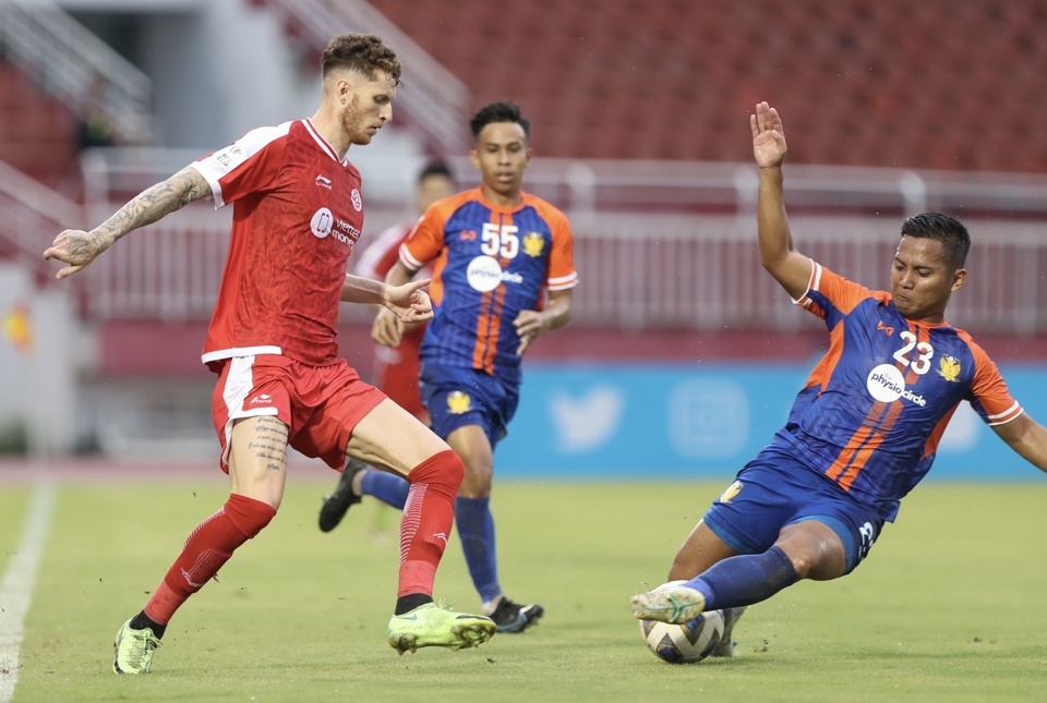 Viettel FC thi đấu ấn tượng tại AFC Cup trước thềm V-League 2022 trở lại. Ảnh: VFF.