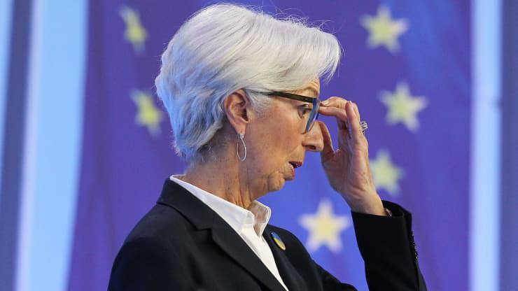 Chủ tịch ECB Christine Lagarde. Ảnh: CNBC