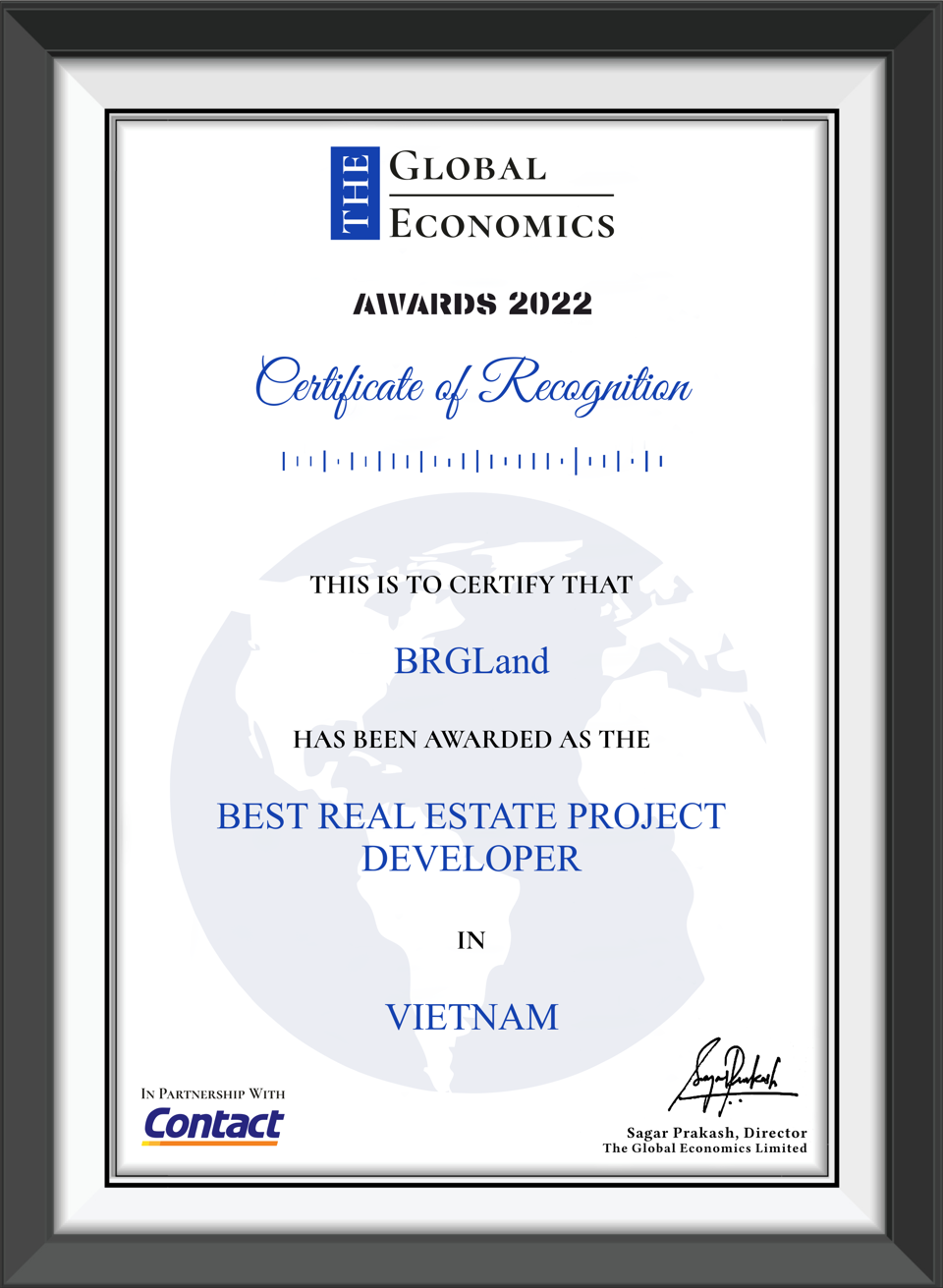 BRGLand được vinh danh là nhà phát triển bất động sản tốt nhất Việt Nam 2022 - Ảnh 1