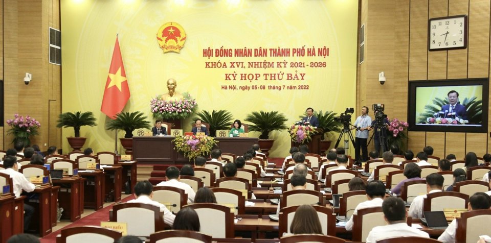 Quang cảnh kỳ họp.