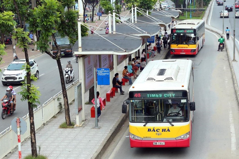 Các tuyến xe buýt Bắc Hà đã dừng hoạt động. Ảnh: Duy Anh