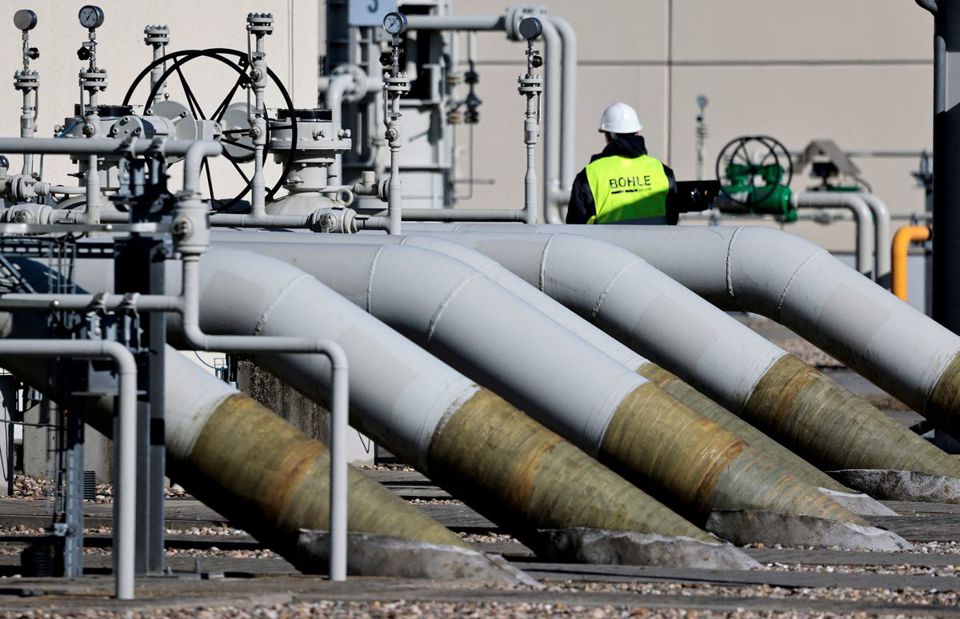 H&igrave;nh ảnh một phần đường ống Nord Stream 1 tại Đức. Ảnh: Reuters