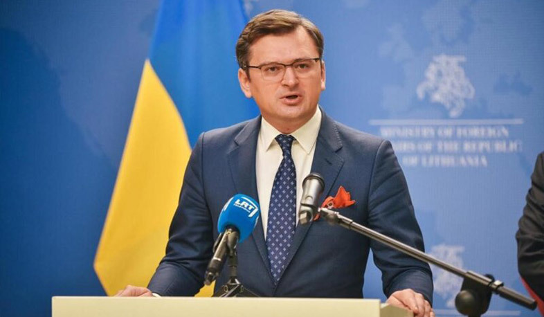 Ngoại trưởng Ukraine Dmitry Kuleba. Ảnh: AP