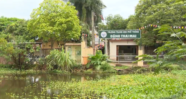 Trường THPT Đặng Thai Mai (Ảnh: VTV)