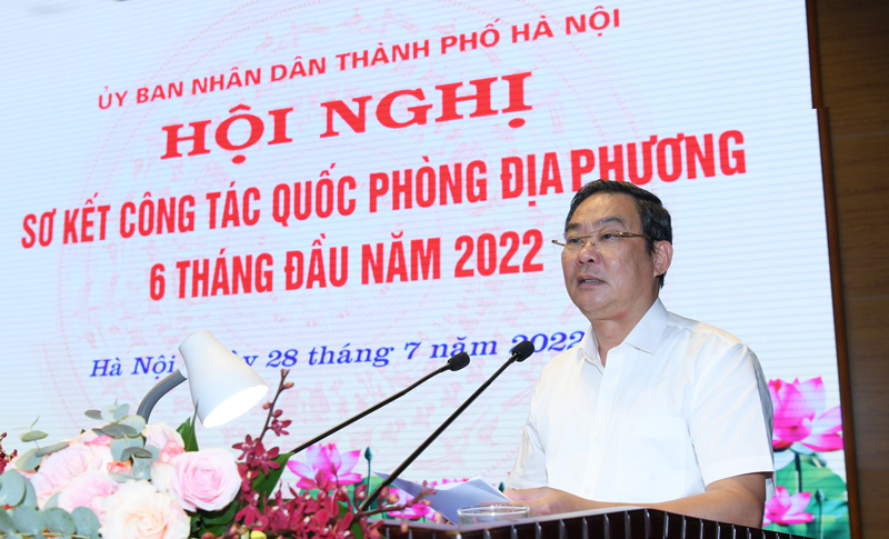 Ph&oacute; Chủ tịch Thường trực UBND TP L&ecirc; Hồng Sơn ph&aacute;t biểu kết luận hội nghị.
