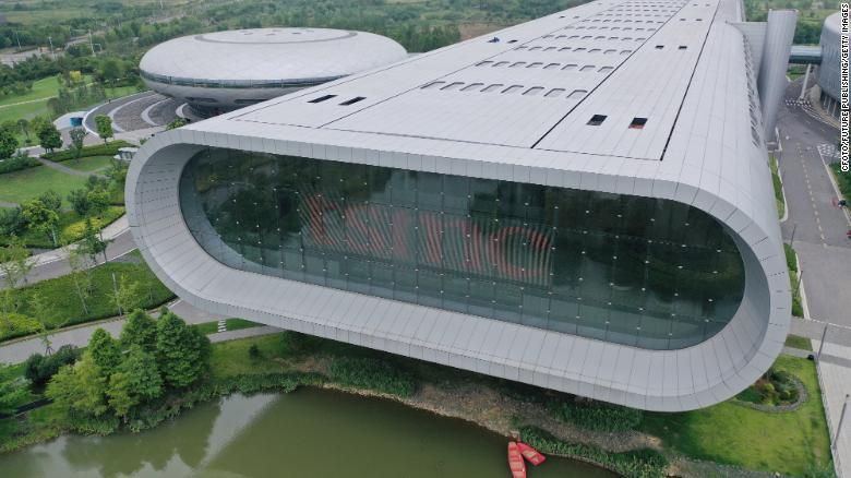 Một bức ảnh chụp từ tr&ecirc;n kh&ocirc;ng được chụp v&agrave;o ng&agrave;y 18/7/2022, cho thấy nh&agrave; m&aacute;y TSMC ở Nam Kinh, tỉnh Giang T&ocirc;, miền Đ&ocirc;ng Trung Quốc. Ảnh: CNN