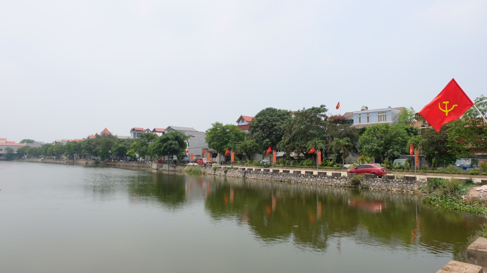 Những miền quê xanh, sạch, đẹp tại huyện Phúc Thọ. Ảnh: Lâm Nguyễn