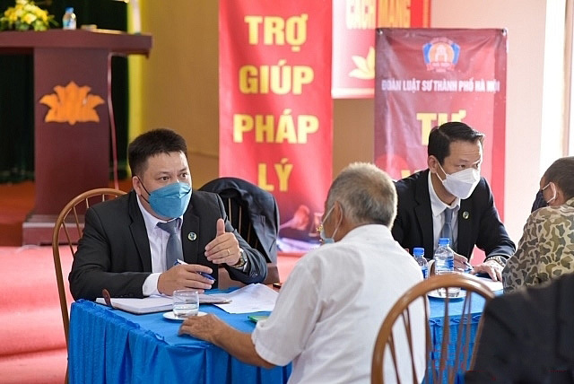 Một buổi trợ giúp pháp lý của Đoàn Luật sư TP Hà Nội tại huyện Thường Tín.
