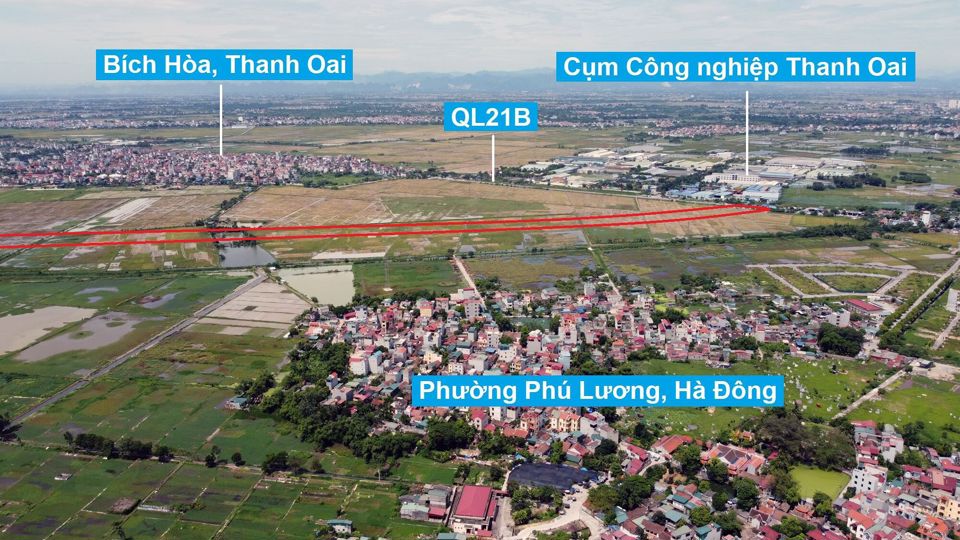 V&agrave;nh đai 4 sẽ mở theo quy hoạch qua địa b&agrave;n huyện Thanh Oai t&iacute;nh từ đoạn QL21B, Cụm c&ocirc;ng nghiệp Thanh Oai.