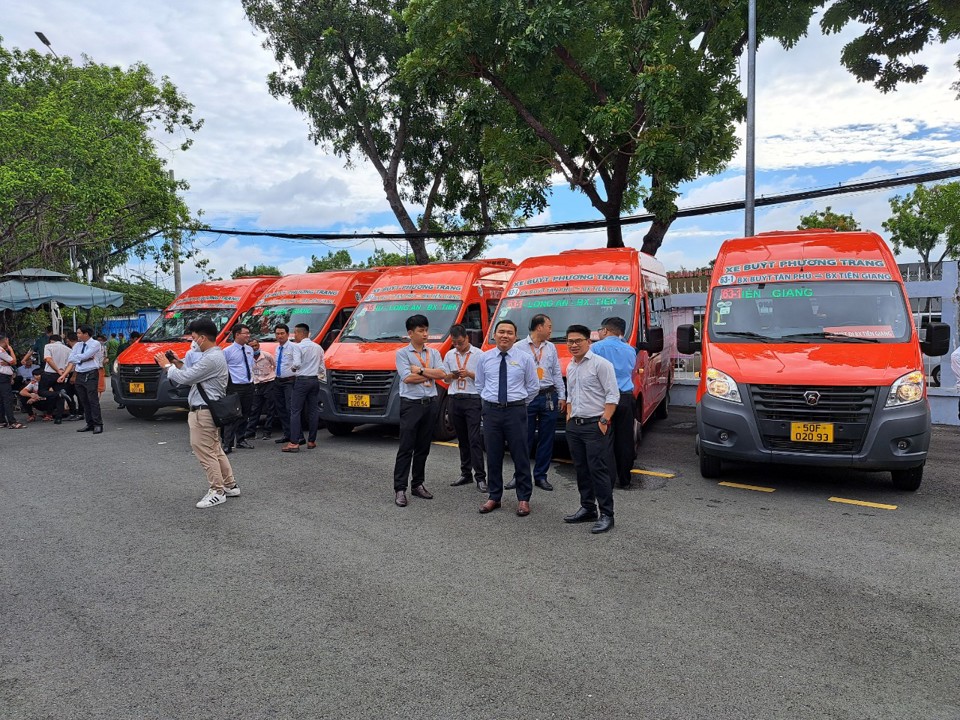 Tuyến xe bu&yacute;t li&ecirc;n tỉnh TP Hồ Ch&iacute; Minh - Long An - Tiền Giang (Bến xe bu&yacute;t T&acirc;n Ph&uacute; - Bến xe Tiền Giang) do C&ocirc;ng ty FUTA Bus Lines phục vụ.