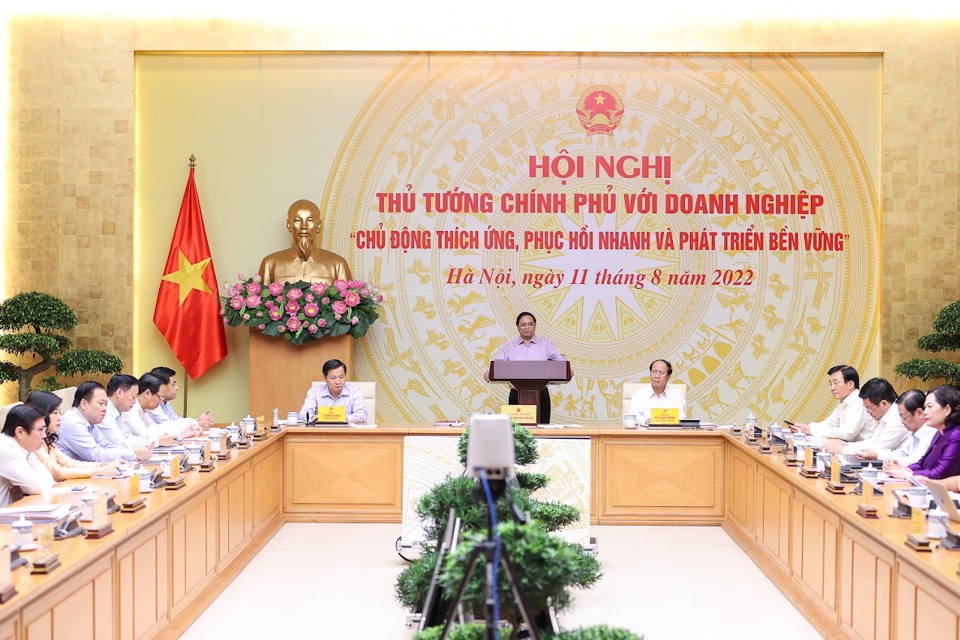 Hội nghị Thủ tướng đối thoại với DN năm 2022