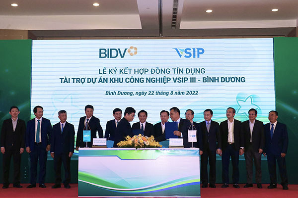 BIDV và VSIP ký Hợp đồng tín dụng tài trợ xây dựng VSIP III–Bình Dương - Ảnh 1