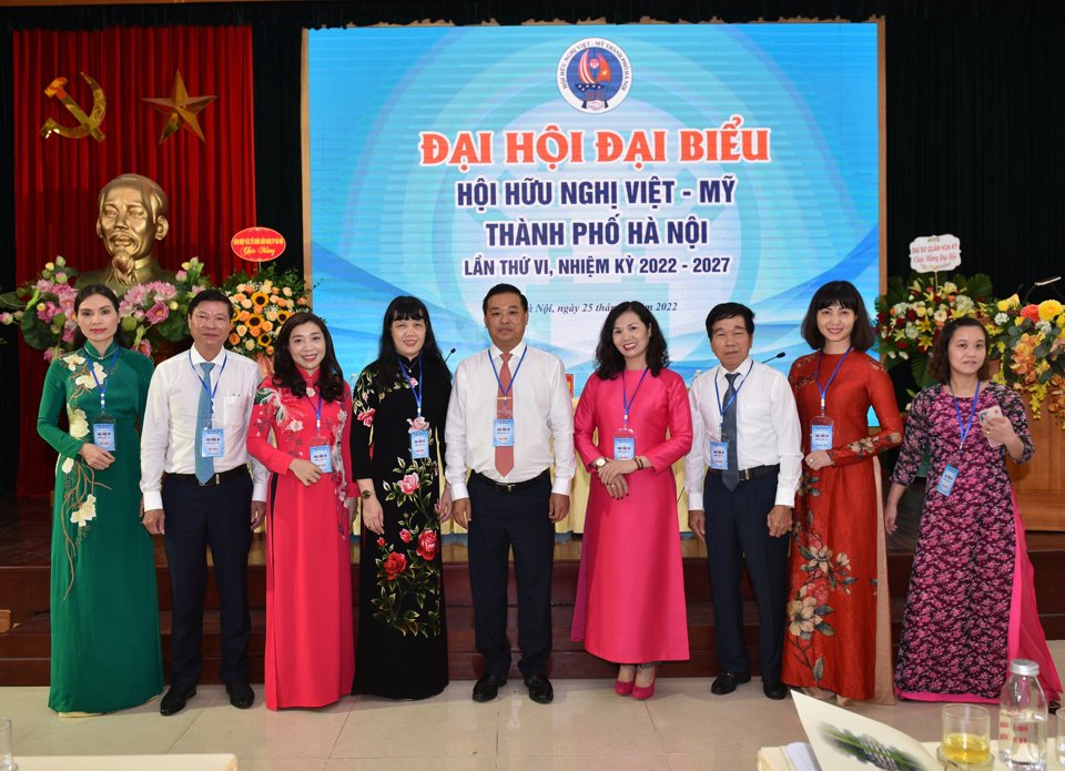 Ban Thường vụ Hội hữu nghị Việt &ndash; Mỹ Th&agrave;nh phố H&agrave; Nội kh&oacute;a kh&oacute;a VI, nhiệm kỳ 2022-2027