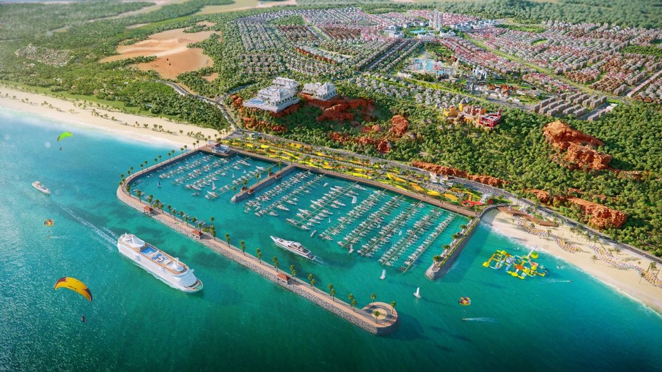 H&igrave;nh phối cảnh dự &aacute;n NovaWorld Mui Ne &ndash; Marina City&nbsp;