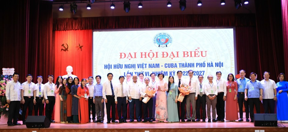 Ban chấp h&agrave;nh nhiệm kỳ 2022-2027 Hội hữu nghị Việt Nam - Cuba TP H&agrave; Nội.&nbsp;