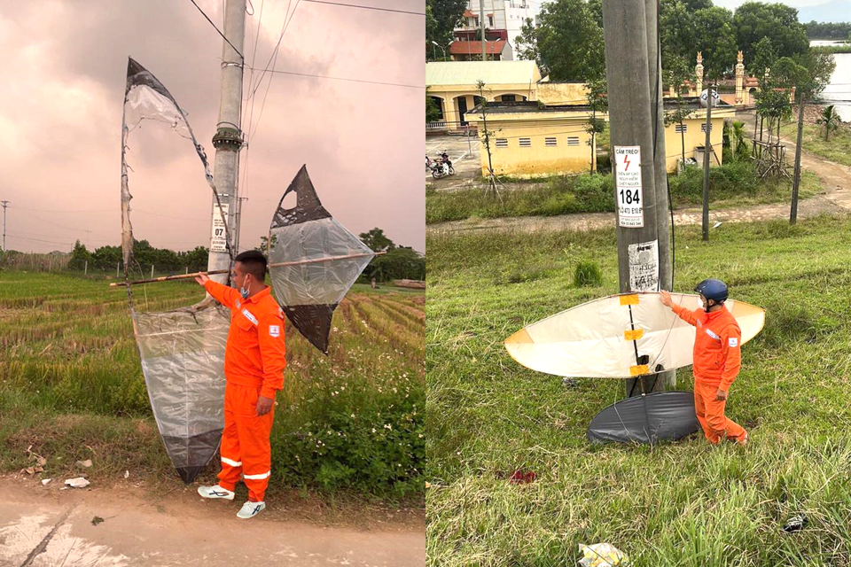 EVNHANOI khuyến c&aacute;o người d&acirc;n tr&ecirc;n địa b&agrave;n Thủ đ&ocirc; kh&ocirc;ng bắn c&aacute;c loại ph&aacute;o hoa, ph&aacute;o giấy, thả đ&egrave;n trời, thả diều, thiết bị bay tại c&aacute;c khu vực c&oacute; đường d&acirc;y thiết bị lưới điện v&agrave; trạm điện