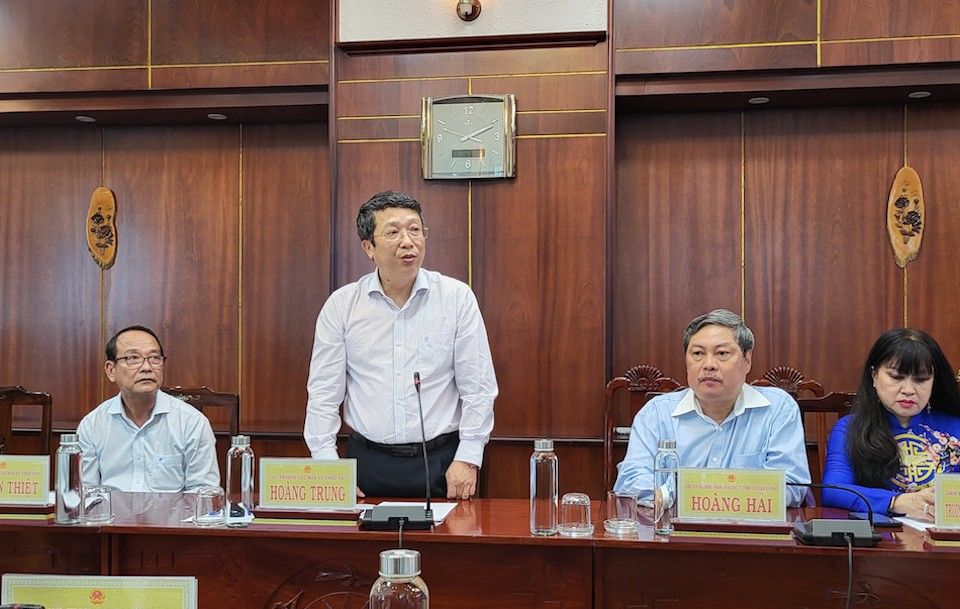 &Ocirc;ng Ho&agrave;ng Trung - Cục trưởng Cục Bảo vệ thực vật ph&aacute;t biểu tại lễ k&yacute; kết. Ảnh: Quang Minh.