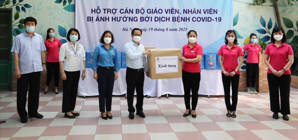 Lãnh đạo Sở GD&ĐT Hà Nội hỗ trợ các trường mầm non, đặc biệt mầm non ngoài công lập do ảnh dưởng của đại dịch Covid- 19